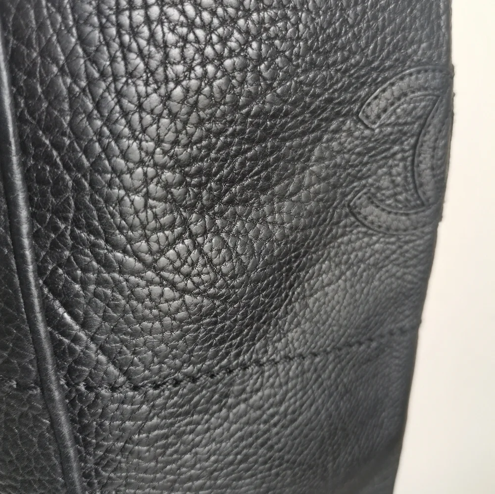 CHANEL BLACK LEATHER RIDING KNEE BOOTS - Picture 9 of 13
